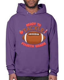 Ready to tackle fourth Grade 743# - fourth grade- Hoodie