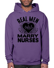 Real men Style 1349# - nurse- Hoodie