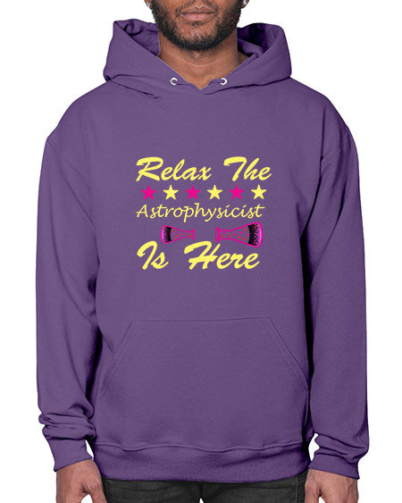 RelaxTheAstrophysicistIsHereScience tshirt design Sciencetshirtdesign 151# - general science- Hoodie
