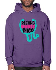 Resting Nurse Face Style Style 1355# - nurse- Hoodie