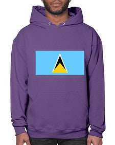 Saint Lucia 1765# - world flags- Hoodie