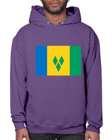 Saint Vincent and the Grenadines 1767# - world flags- Hoodie