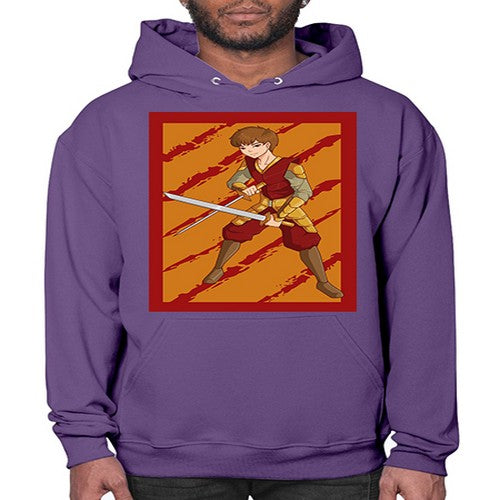 Samurai boy 95# - anime- Hoodie
