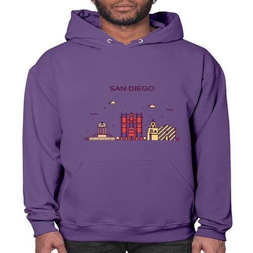 SanDiego 1787# - cities- Hoodie