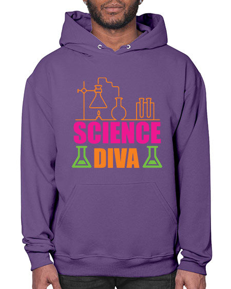 Science Diva 127# - general science- Hoodie