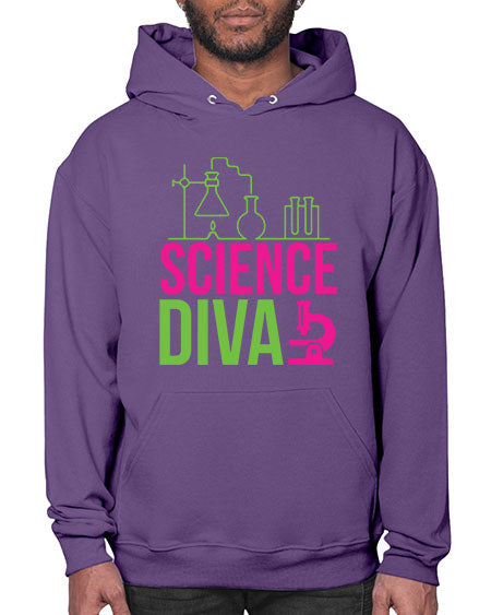 Science Diva 128# - general science- Hoodie