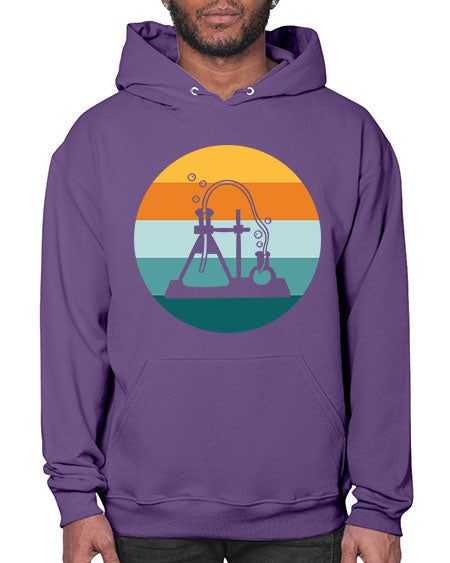 ScientistRetroSunsetScientistSkinite Scientist Skinite 39# - general science- Hoodie