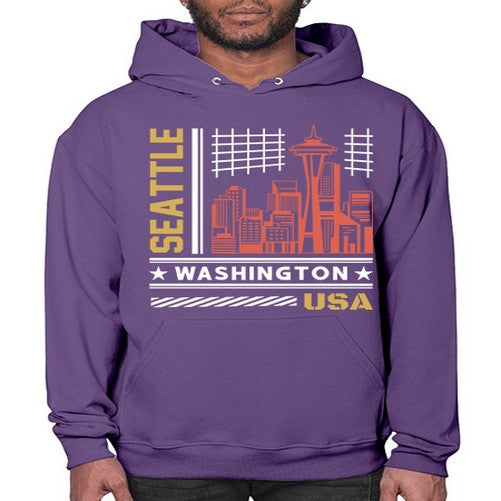 Seattle 1809# - cities- Hoodie