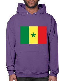 Senegal 1811# - world flags- Hoodie