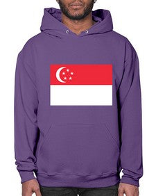 Singapore 1842# - world flags- Hoodie