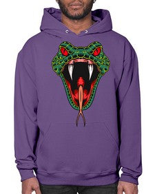 Snake 212# - cartoon animals- Hoodie