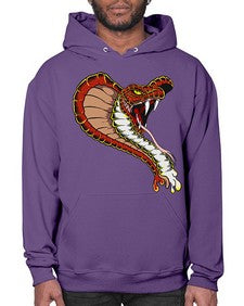 Snake 213# - cartoon animals- Hoodie