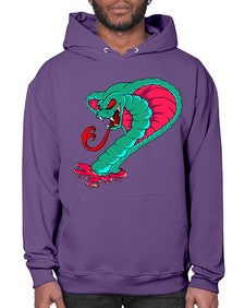 Snake 215# - cartoon animals- Hoodie