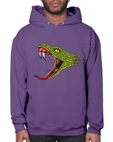 Snake 221# - cartoon animals- Hoodie
