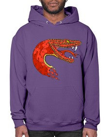 Snake 223# - cartoon animals- Hoodie