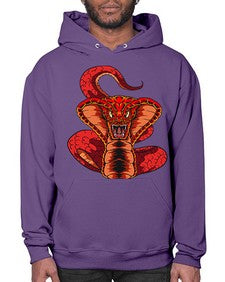Snake 225# - cartoon animals- Hoodie