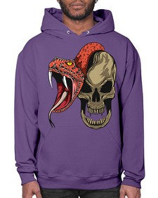 Snake 226# - cartoon animals- Hoodie
