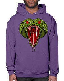 Snake 229# - cartoon animals- Hoodie