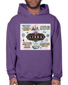 Straight Libra 474# - libra- Hoodie