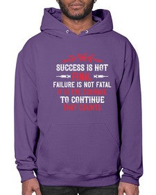 Success is not final Failure is not fatal Style 1429# - nurse- Hoodie