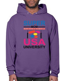Super Mom Makes Nurse in the Style 1431# - nurse- Hoodie