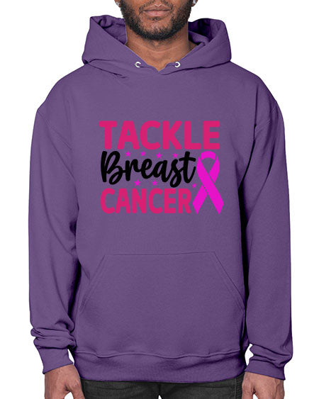 Tackle Breast Cancer 5# - breast cancer- Hoodie