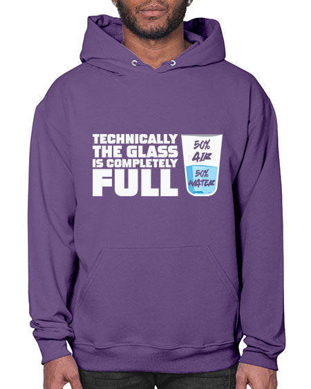 TechnicallytheGlassiscompletelyScientistSkinite Scientist Skinite 22# - general science- Hoodie