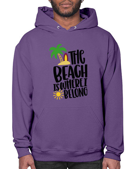The Beach Is Where I Belong Style 11# - summer- Hoodie