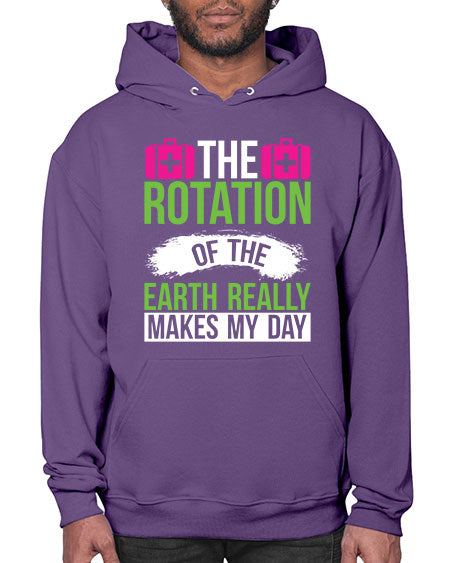 The Rotation Of The Earth Really Makes My Day 7# - nature- Hoodie