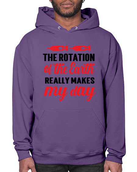 The Rotation of the Earth Really Makes my day 9# - nature- Hoodie
