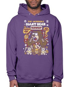 The incredible bear 251# - cartoon animals- Hoodie