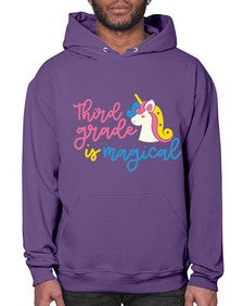 Third Grade Is Magical 963# - third grade- Hoodie