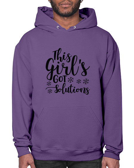 This Girl s Got Solutions 17# - general science- Hoodie