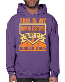 This Is My Human Costume Im Really A Rubber Duck Style 13# - ducks- Hoodie