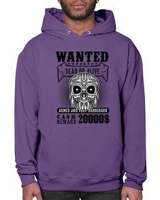 Wanted 1204# - skull and bones- Hoodie
