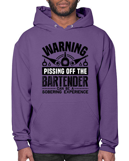 Warning Style 462# - bartender- Hoodie