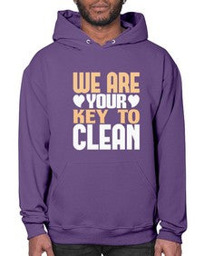 We are your key to clean Style 463# - cleaner- Hoodie
