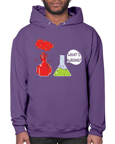 WhatsWrongScienceTshirt 11# - general science- Hoodie