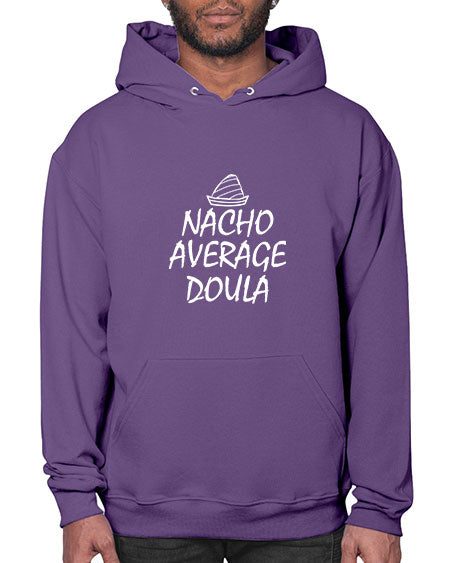 Womensnachoaveragedoulagiftforfunnydoula1654# - doubla- Hoodie