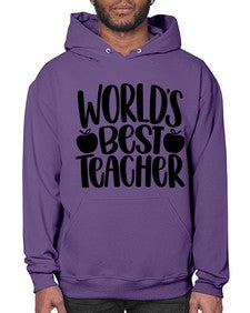 Worlds Best Teacher Style 1657# - teacher- Hoodie