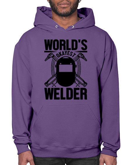Worlds okayest Style 1666# - welder- Hoodie