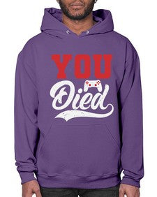 YOU DIED 56# - video games- Hoodie
