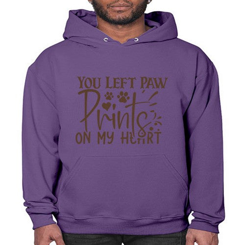 You Left Paw Prints On My Heart Style 53# - dogs- Hoodie
