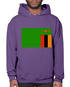 Zambia 2160# - world flags- Hoodie