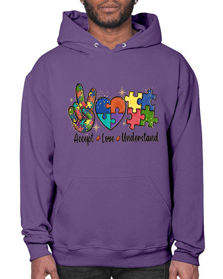 accept love understand 2# - autism- Hoodie