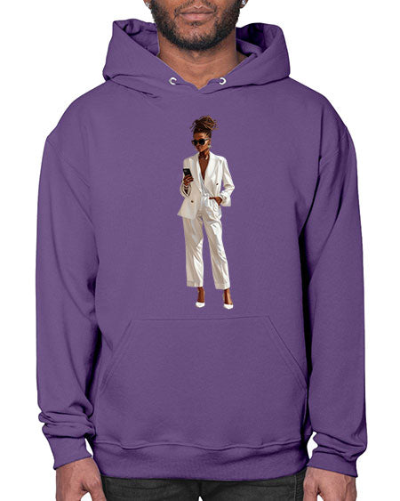 african american girl 1# -  fashion- Hoodie