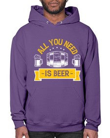 all you need is beer 548# - beer- Hoodie