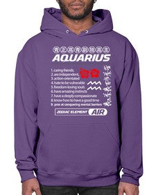 aquarius 85# - aquarius- Hoodie