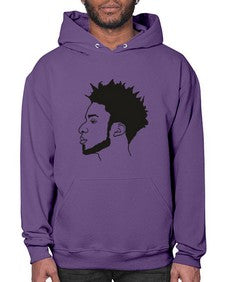 beardman 43# - black boys or men- Hoodie