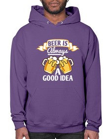 beer is always a good idea 648# - beer- Hoodie